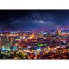 Пазл из 500 деталей - Сеул, раскрашенный в цвета Млечного Пути, популярная корейская головоломка