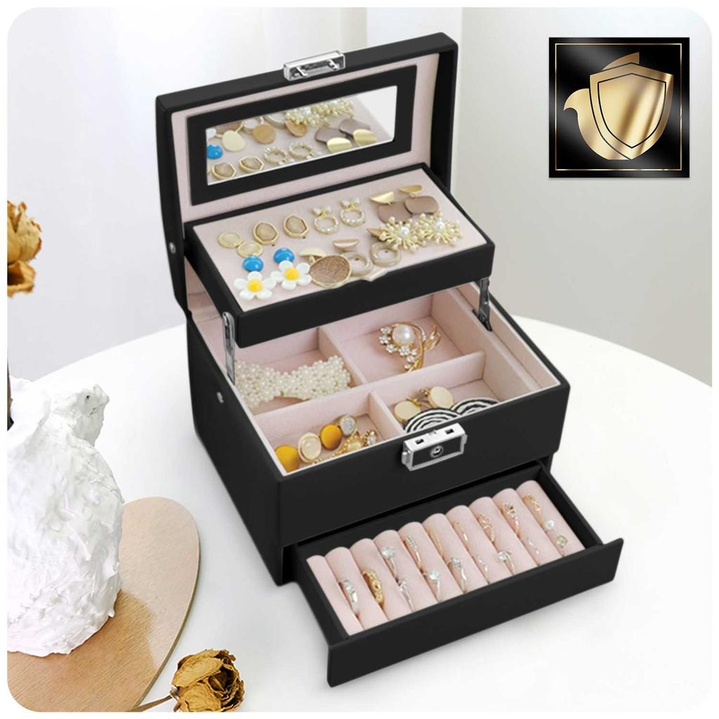 Jewelry Box Ms-704 Massido - Black