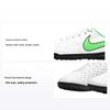 Tiempo Legend 8 Club TF Удобные Универсальные Нескользящие Прочные Футбольные Бутсы с Низким Верхом Детские Футбольные Бутсы Белые Зеленые AT5883-030