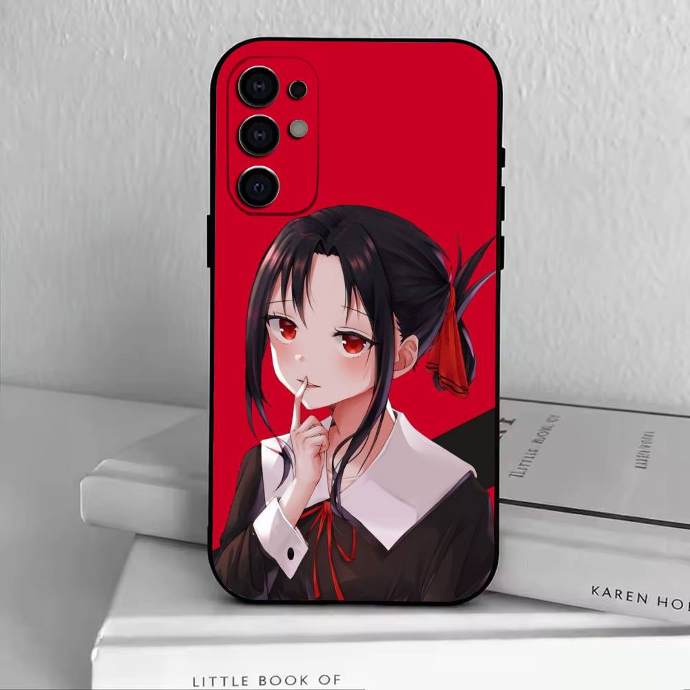 Люблю Kaguya-sama Чехол для телефона Для Samsung S25,S24,S21,S22,S23,S30,Ultra,S20,Plus,Fe,Lite,Note,10,Черный чехол