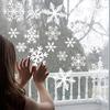 Snowflake Electrostatic Wall Stickers Window Kids Room Christmas Decoration Decals For Home Decor New Year Wallpaper