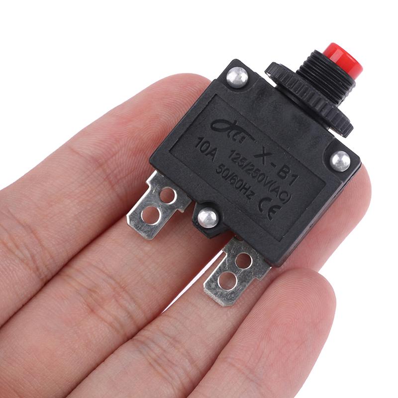 Thermal Switch Circuit Breaker Overload Protector 5A 6A 8A 10A 15A 20A Overload Switch Protector Fuse