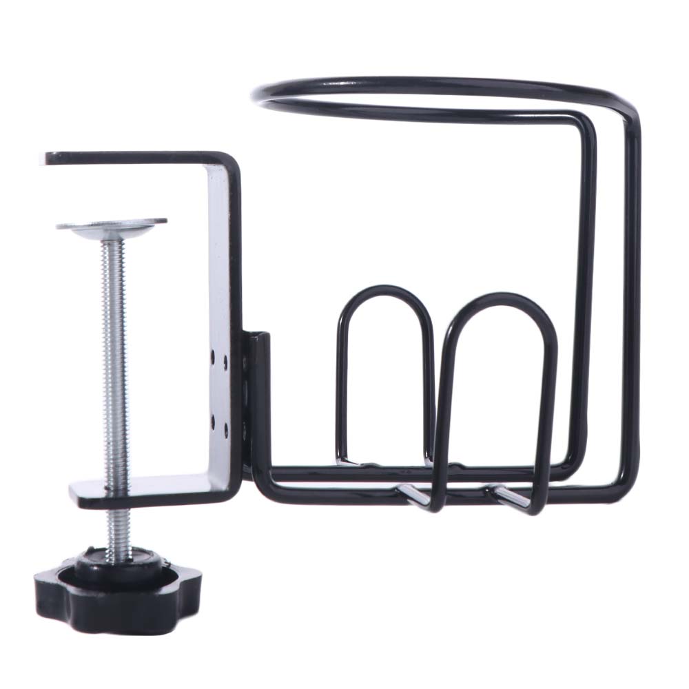 Anti Spill Water Bottle Storage Tray Universal Desk Drinks Bracket Clip on Table Cup Holder  Home