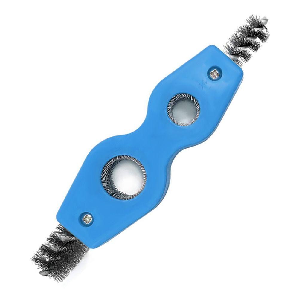 New Deburrer Inside Outside Reamer Pipe Double-headed Copper Tube Polishing Scaling Brush Copper Pipe Brush Wire Brush