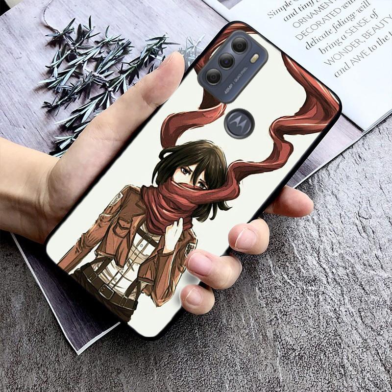 Чехол для телефона «Атака Титанов» для Motorola Moto E32 E20 E40 G22 G52 G20 G30 G100 G60 G50 G10 GPure GStylus G9 One Action Macro