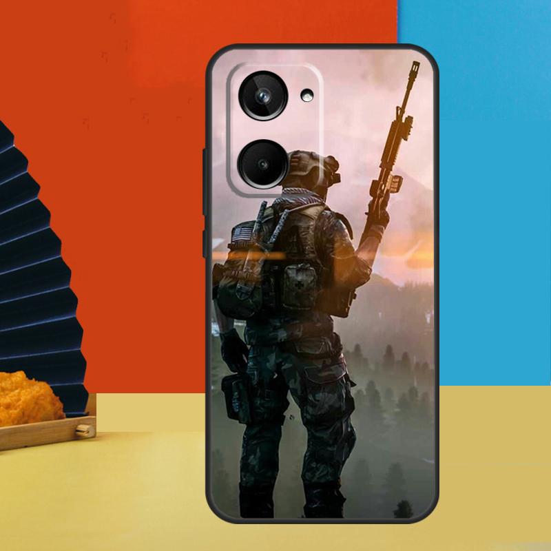 Тактический узор Swat Gear для Realme 15 Pro 10 11 12 13 14 Pro Plus GT6 GT7 C51 C53 C55 C61 C63 C65 C67 C71 C75 Чехол