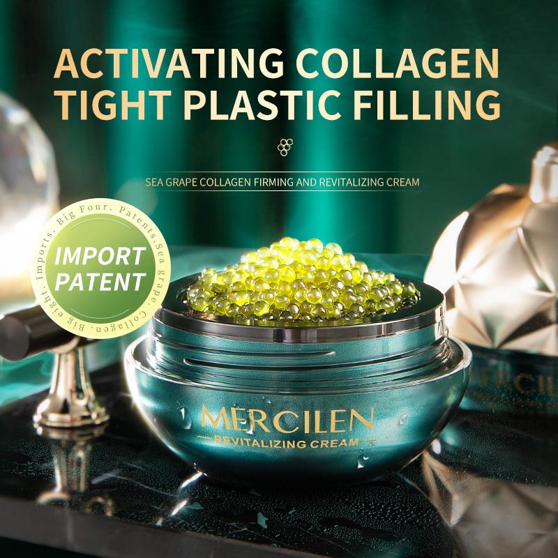 MERCILEN Sea Grape Collagen Firming Revitalizing Cream 30g Anti-Wrinkle Lightening Moisturizing Cream