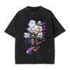 Манга JoJo's Bizarre Adventure Футболка с принтом Аниме Графическая футболка Мужская одежда Хлопок Короткий рукав Футболки Топ Стирка Оверсайз Футболка