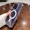 Магнитный беспроводной чехол Magsafe, прозрачная накладка для iPhone 15, 13, 11 Pro Max
