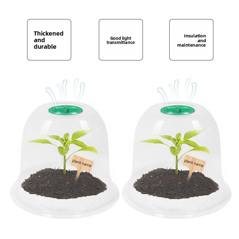 Тепло- и влагоудерживающий защитный чехол для посадки Тепличный чехол для выращивания рассады Крышка для цветочного горшка Чехол для инкубации рассады