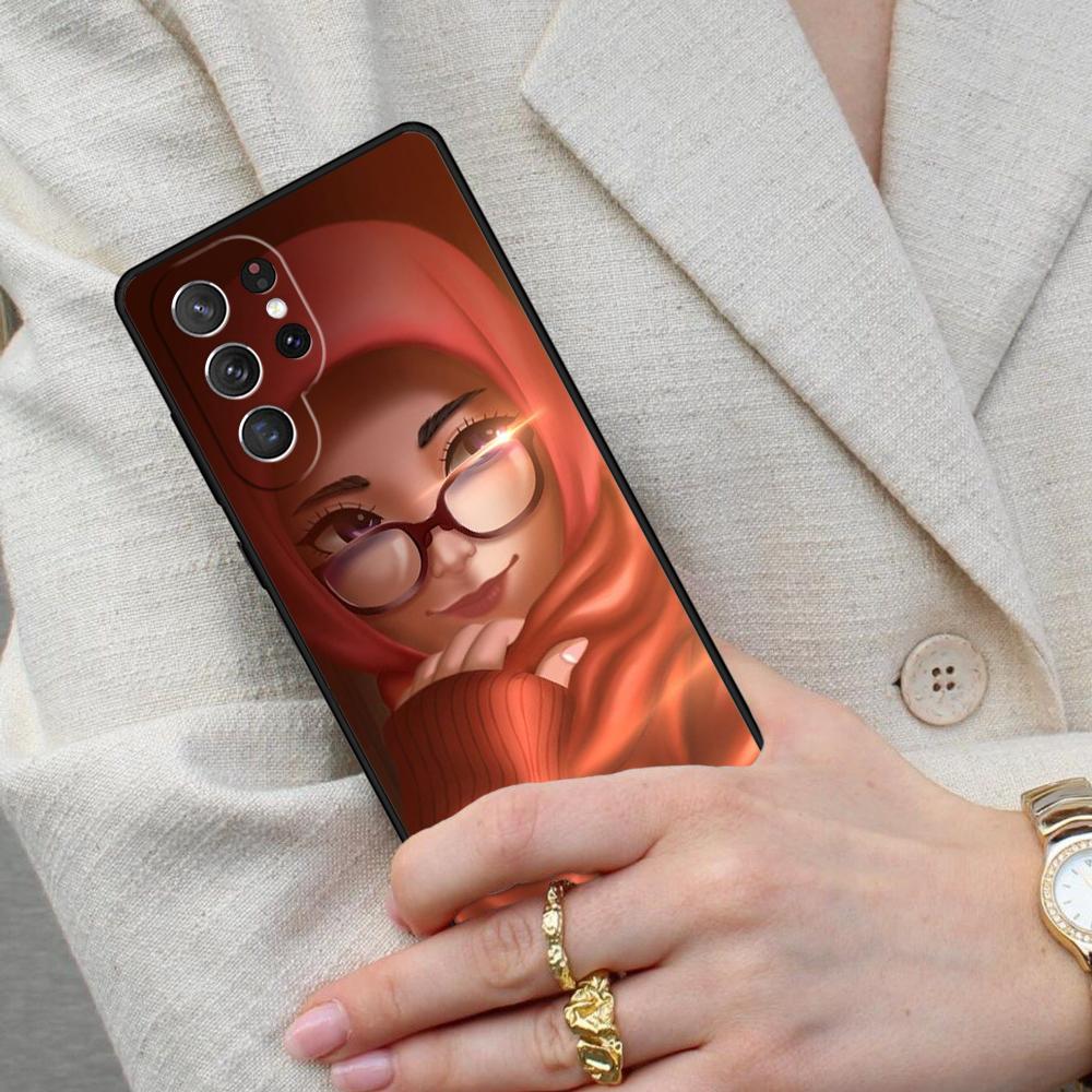 Исламский Арабский Хиджаб Девушка Чехол для Мобильного Телефона для Samsung Galaxy S26 Ultra S25 S24 S23 S22 S21 S20 Note10 Чехол