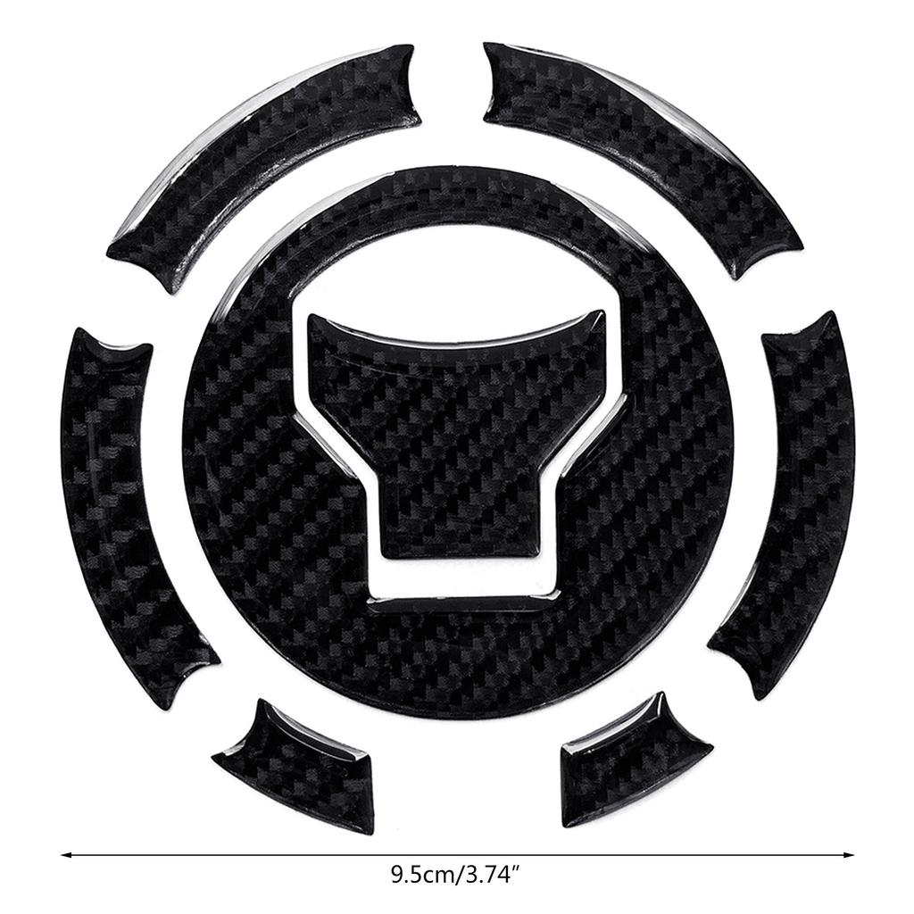 Black Powersports Gas Tank Protectors for Motorcycle,Gas Oil Fuel Tank Sticker Protector Decals Stickers Tank Pad