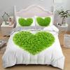 3D Love Heart Duvet Cover Luxury Romantic Theme Bedding Set King Queen for Couple Valentine's Day Gifts Bedroom Decor