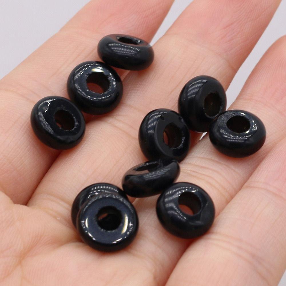 Agates Agates Stone Beads Colorful Lotus Perforated Beads Big Hole Loose Beads Girl Gifts