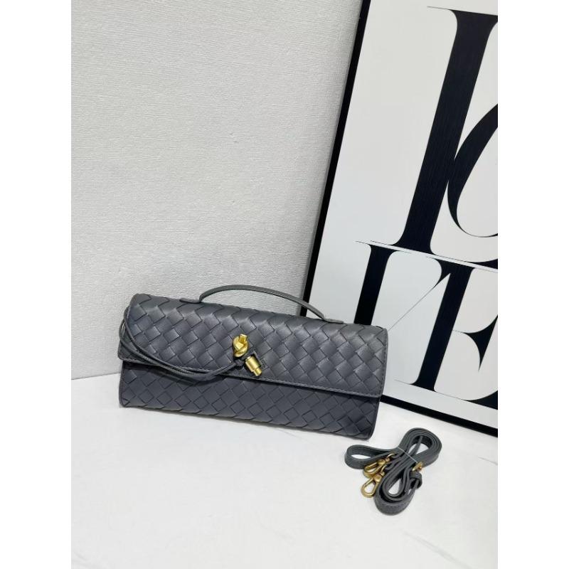 Hand-woven Bag, Hardware Lock, Dinner Bag, High-end Shoulder Bag, Women's Underarm Clutch Bag
