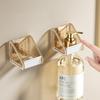2pcs /Pack Wall-mounted Shower Gel Shampoo Holder with Adjustable Hole Distance