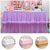 Tulle Table Skirt Wedding Birthday Decor Party Baby Shower Tableware Xmas