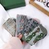 Harajuku Print Girls Jacquard Socks Middle Tube Hosiery College Style Hosiery Korean Style Socks