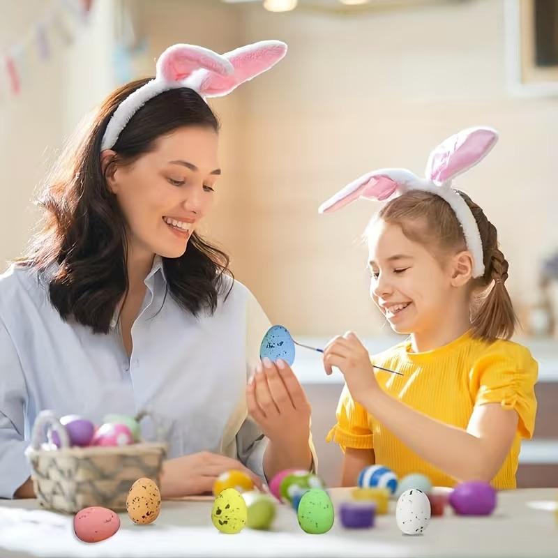 50PCSEaster Mini Speckled Eggs Foam Pastel Bird Eggs for Basket Fillers Spring PartyFavors Home Decor and Centerpiece Decoations