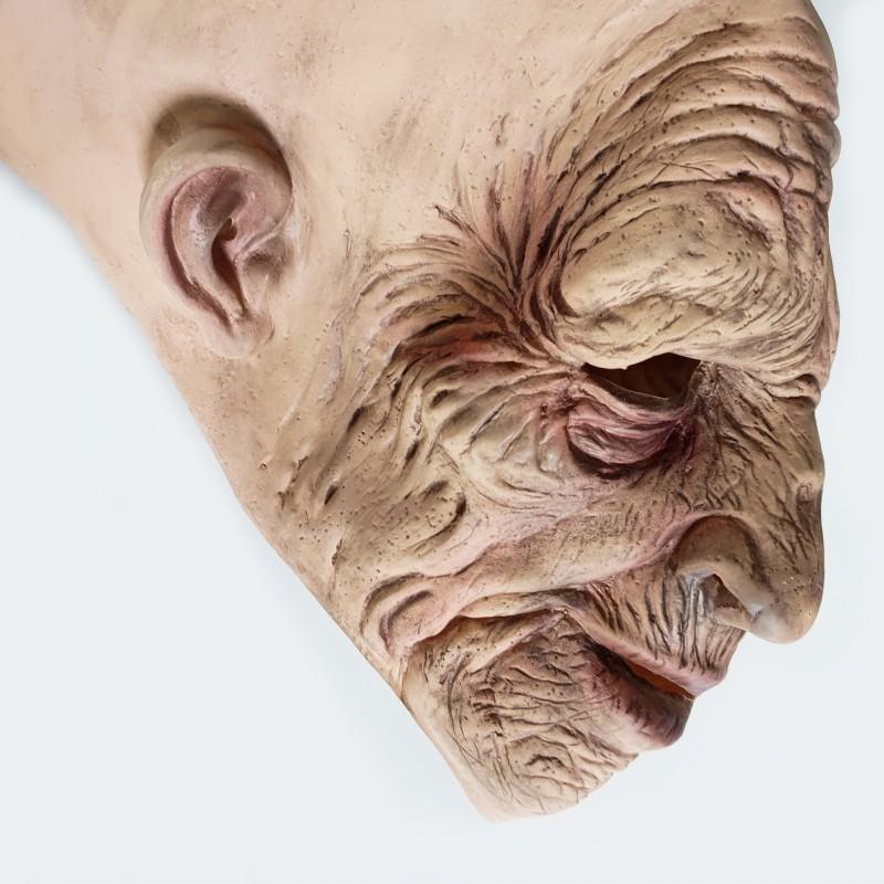 Halloween Horror Old Man Latex Mask DIY Cosplay Party Prop