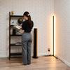 APA LED Floor Lamp, Vertical Corner Light, Remote Control Included, Ambient Lighting, Variable Light, Dimmable, 4 Levels, Single Color, RGB, 153cm