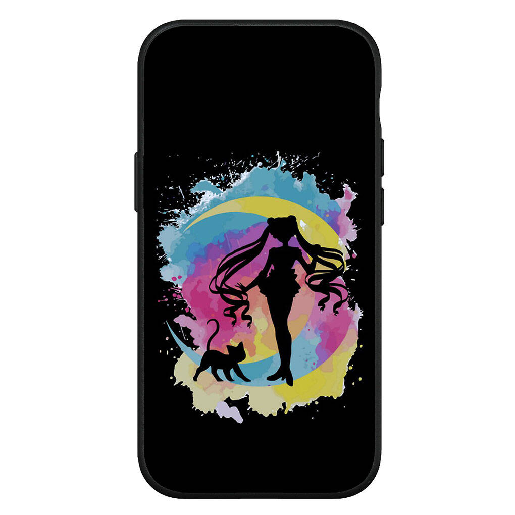Чехол для iPhone 17 16 15 Xiaomi Poco Redmi Note 14 13 12 11 Pro Max 9 16e Samsung Galaxy S25 S24 S23 OPPO Huawei Комиксы Сейлор Мун Милый Чехол для Телефона