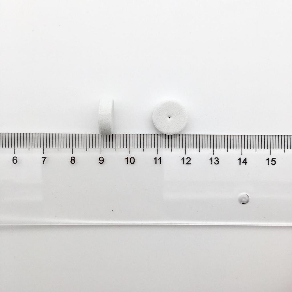 White Foam Shock-Absorbing Ear Stud Spacers – DIY Jewelry Accessories