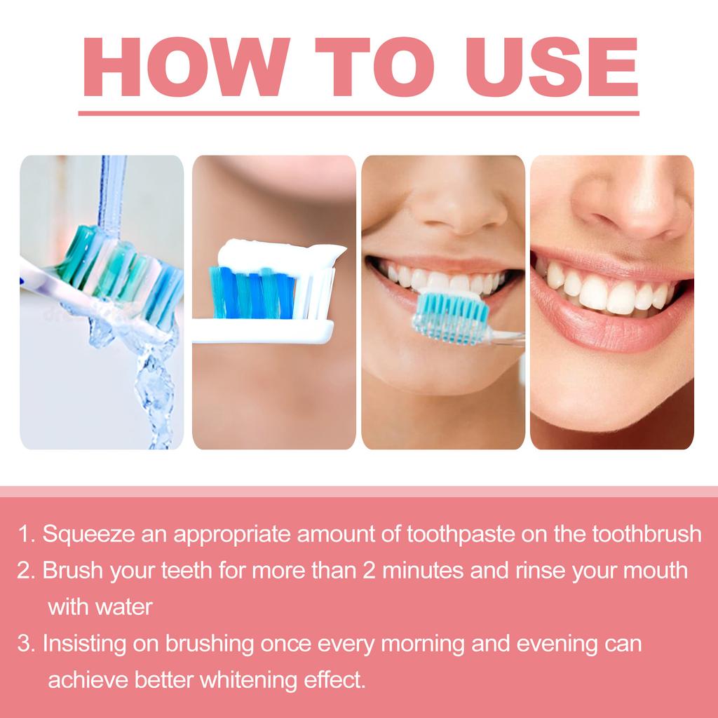 EELHOE Очищение зубов, отбеливающий мусс, зубная паста для глубокой очистки, пена, зубная паста удаляет пятна, свежее дыхание, инструменты для ухода за зубами, 100 г