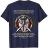 Armor Of God Christian Tshirt Bible Verse Graphic Tee Mens Faith Religious Print