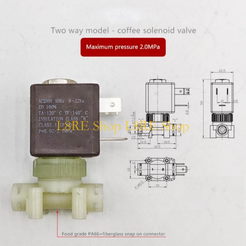 L8RE Electromagnetic Control Valves Suitable for Coffee Machines Steam Management