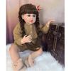 24-дюймовые куклы Reborn, тканевое тело, милые пальчиковые игрушки Bebe Reborn, игрушки для раннего образования, подарки на день рождения для детей