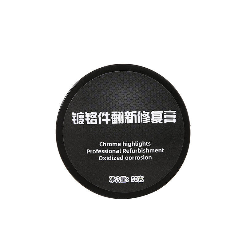 Паста для полировки и восстановления хрома автомобиля - Полироль для металла для дверных ручек, оконных молдингов - Удаляет ржавчину, водяные пятна и окисление