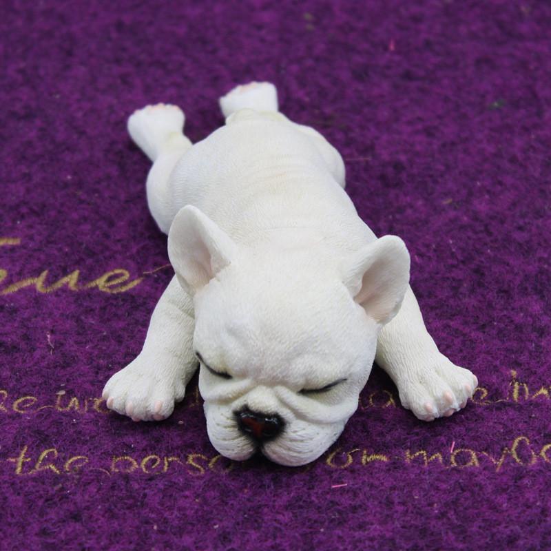 Французский бульдог смола украшение для автомобиля милая модель животного для подарков на вечеринку и годовщину