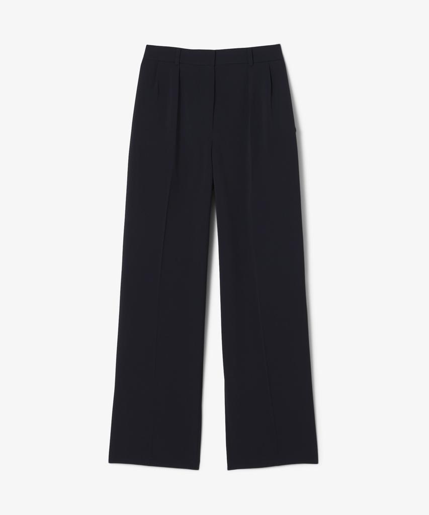 LACOSTE Women'S Fluid Pique Double-Pleat Pants Hf6850-56G Hde