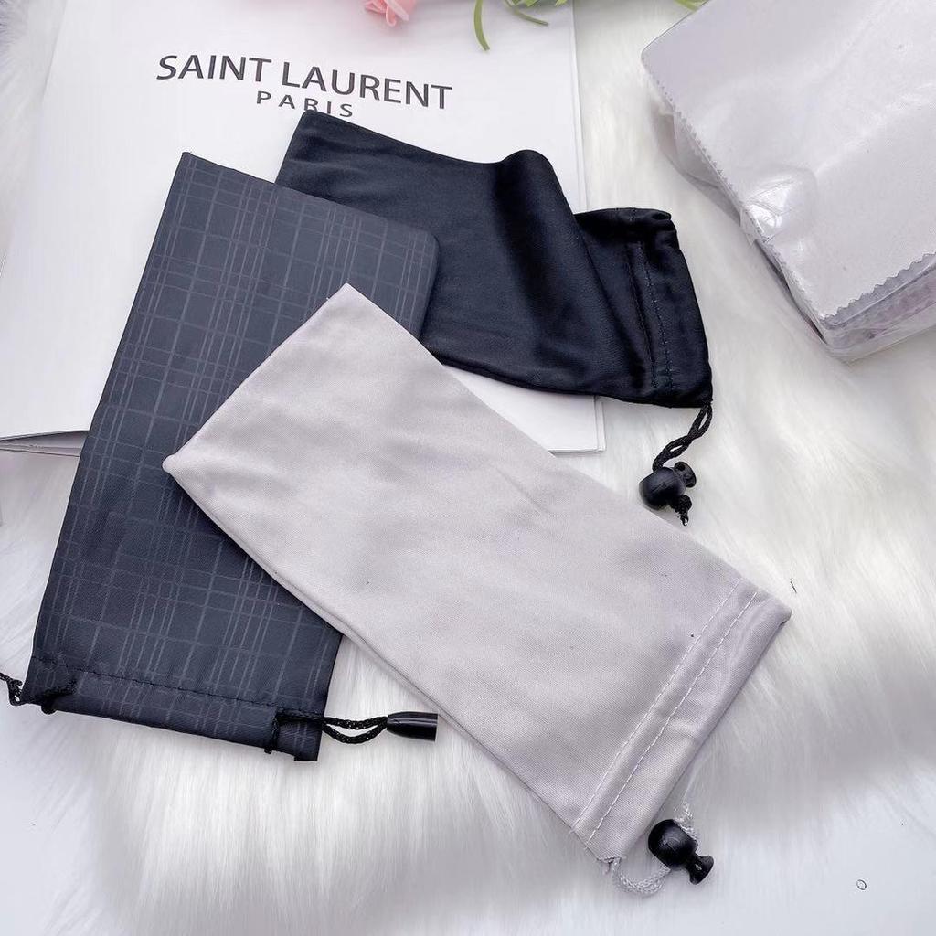 Multi-color Anti-slip Eyeglass Case with Chain and Cloth for Prescription and Reading Glasses