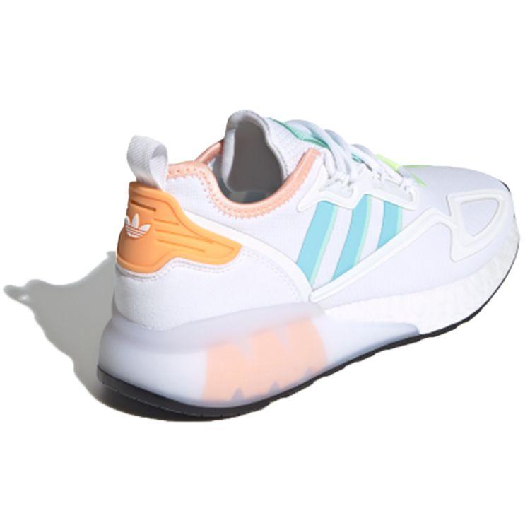 adidas ZX 2K Boost White Hazy Sky Pink Женские кроссовки Core-White Glow-Pink H06578