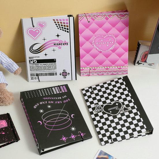 English Letters Mini Photo Album Convenient Paper Souvenir Picture Case Storage Book