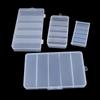 5 Compartment Clear Plastic Lure Storage Case for Fly Fishing Spoons Hooks Baits Tackle Box