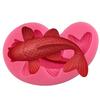 Carp Moulds Flexible Silicone Soap Mold Candle Polymer Clay Molds Cake Chocolate Candy Baking Tool
