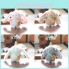 Plush Stuffed Animal Rabbit Keychain With Scarf Accessory Super Soft Backpack Charm For Kids Gifts