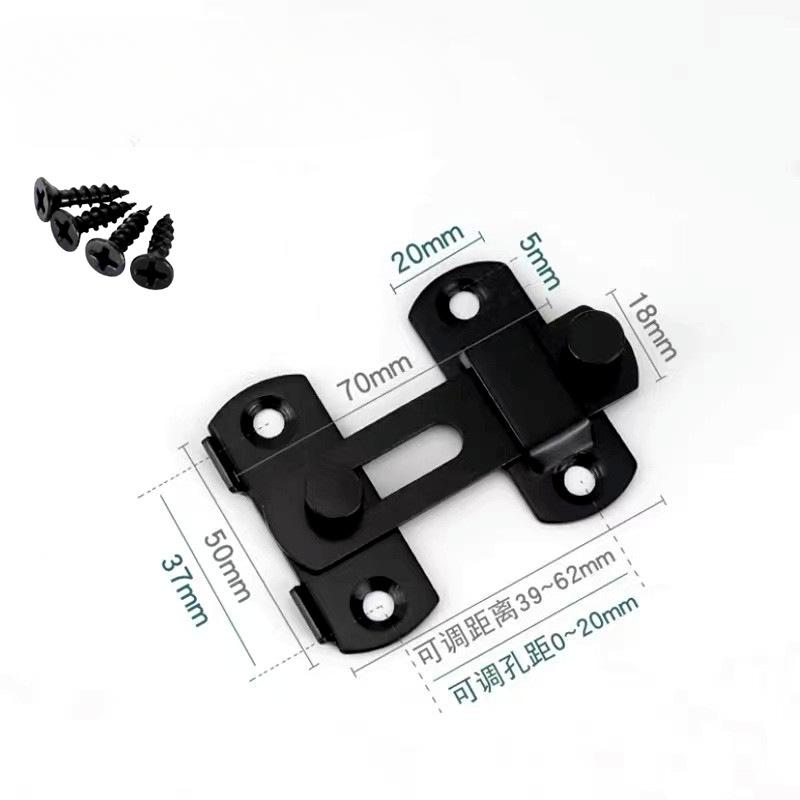 1 шт., защелка для раздвижной двери амбара, защелка для раздвижной двери под прямым углом, дверной болт, защелка для окна шкафа, винный холодильник, защелка для детской безопасности