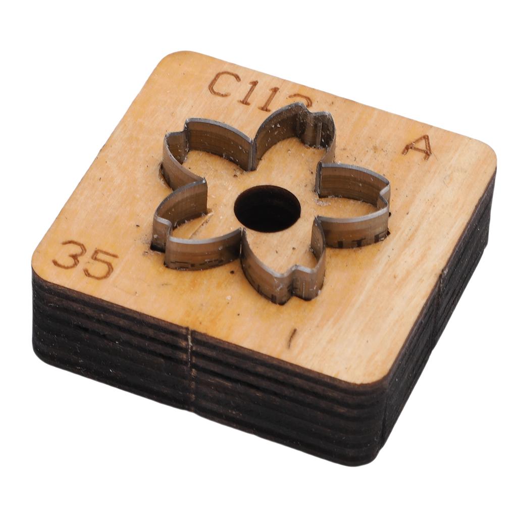 Flower Leather Cutting Die   Wood Carbon Steel Flower Shape Leather Cut Mold for Craft