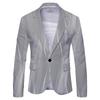 Men's Spring Top Business Commuter Work Casual Printed Double Button Suit Coat Men's Suit Large British
