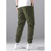 Men's Casual Workwear Pants, Multi-pocket Loose Casual Pants, Long Pants