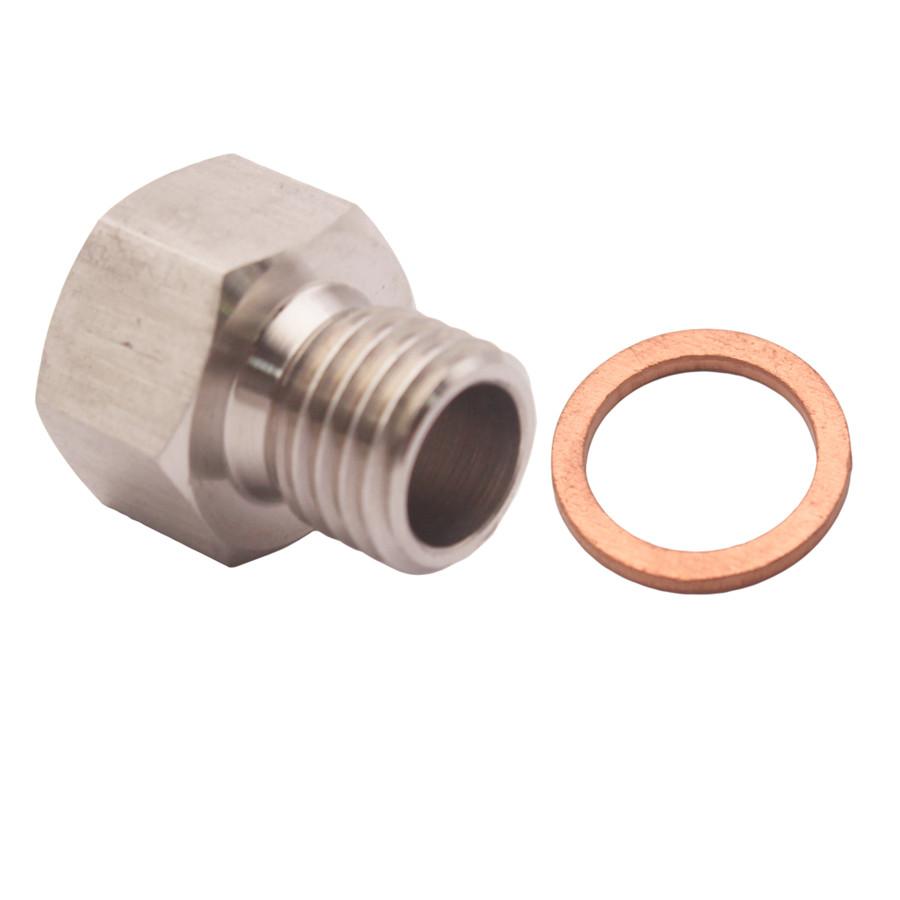 1 Set Fitting Adapter NPT 1/8" Female To Metric M12X1.5 Male Replace Auto/car Meter
