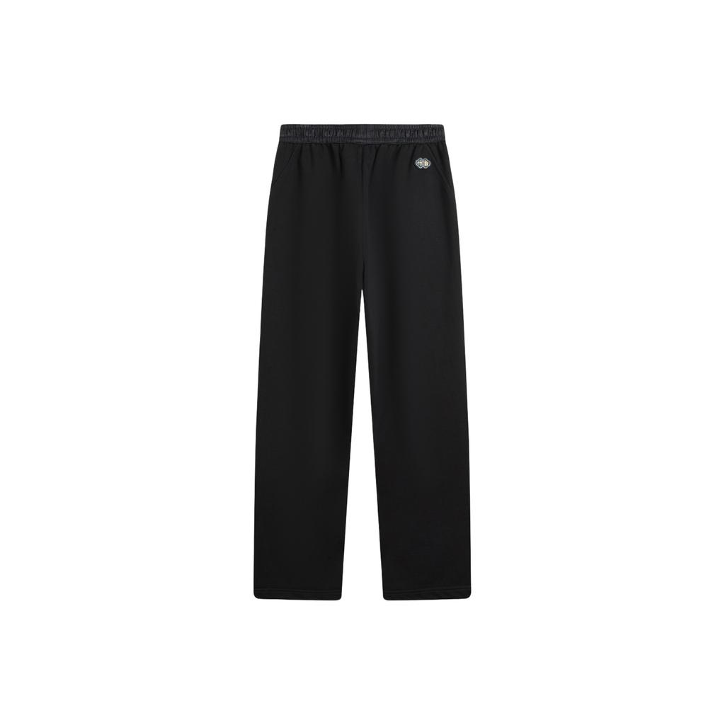 Li Ning Серия Спортивный Тренд Свободные Вязаные Спортивные Брюки с Вышитым Логотипом Женские низы AKLV910-2