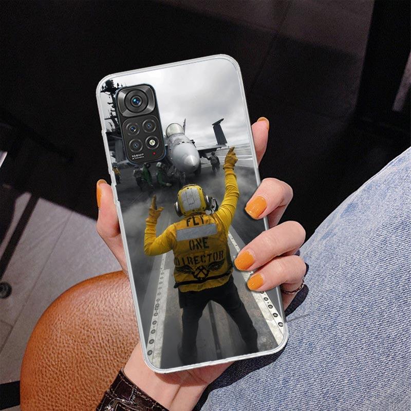 Military Aircraft Warship Fighter Phnoe Case for Phnoe Case for Xiaomi Redmi Note 15 14 14S 13 Pro Plus 12 12S 11S 11E 10S 10 11