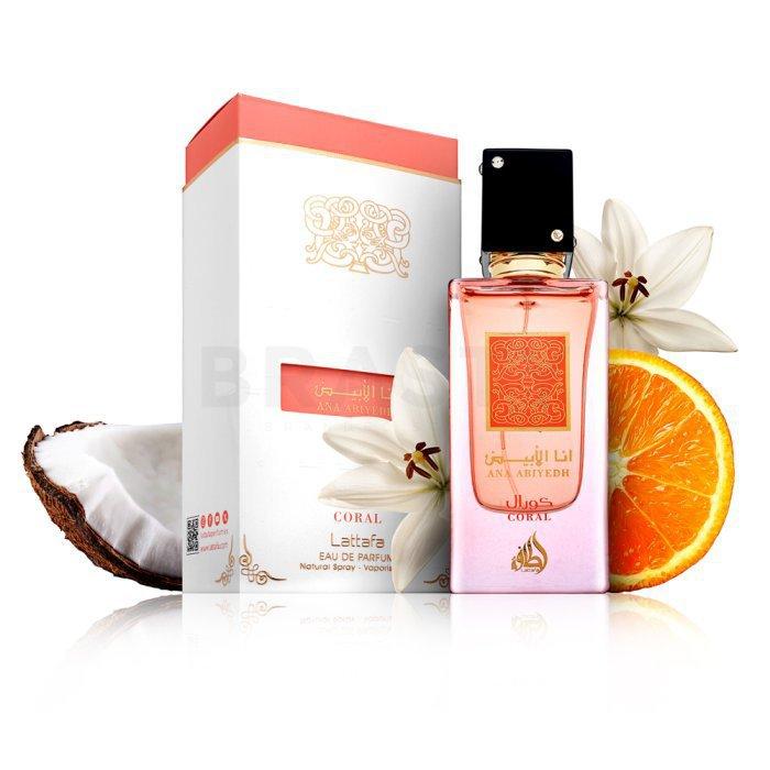 Lattafa Ana Abiyedh Pink Luxury Perfume for Women, Arabian Dubai Import, Long Lasting Eau de Parfum, Floral Fruity Fragrance, Elegant & Alluring, 50ml