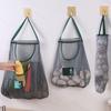 Storage Bag Useful Visible Sturdy Construction Ginger Garlic Potatoes Onions Hanging Home Supply