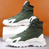 Men's Boots 2025 New High Top Casual Sneakers Comfortable Platform Lace Up Trainers Outdoor Hiking Travel Shoes Tenis Masculino